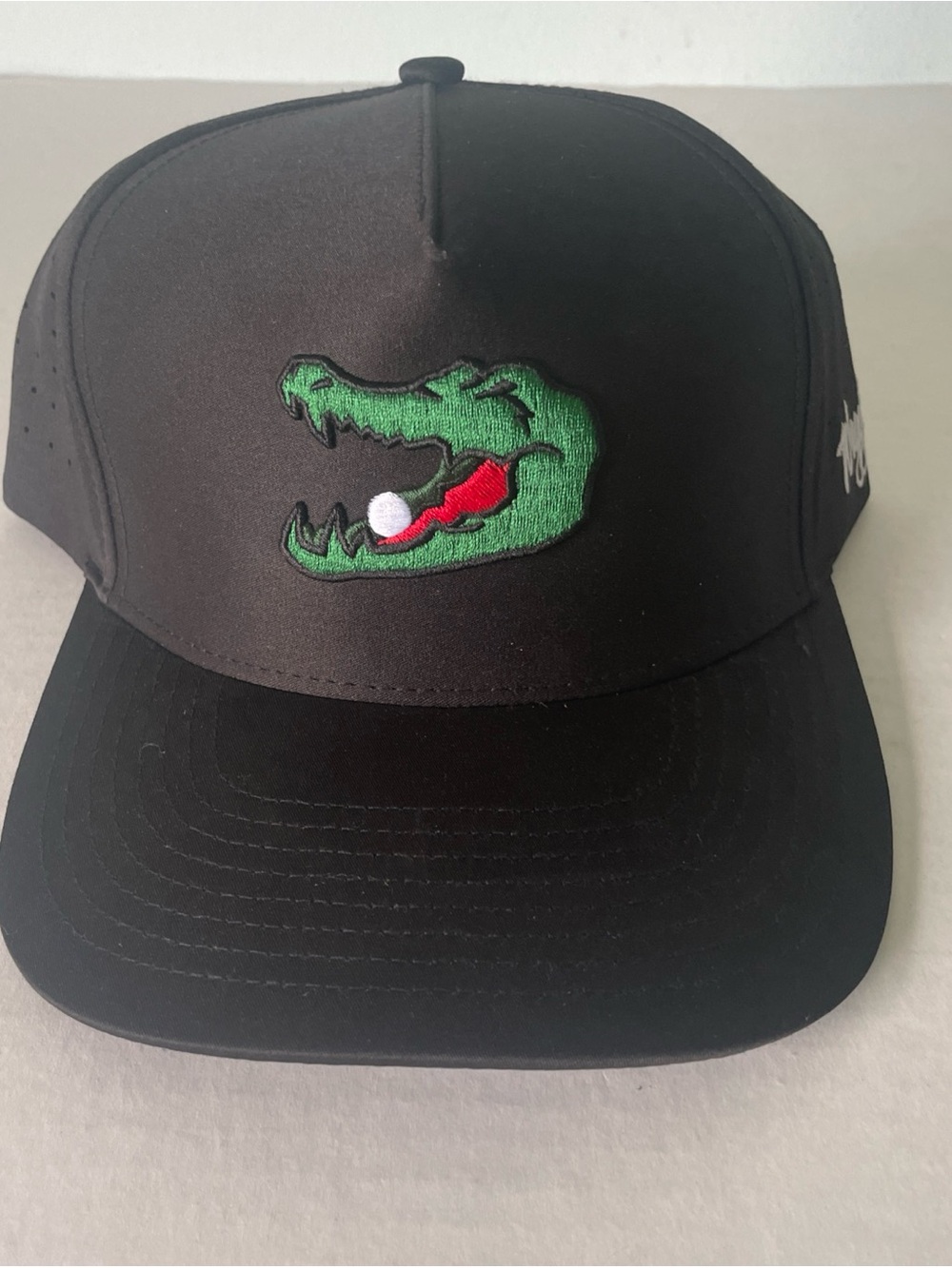 Waggle Golf "Chubbs" OG Snapback Hat Cap Black One Size